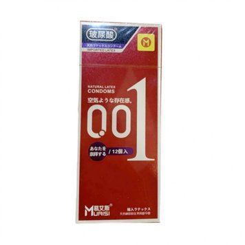Презервативи з натурального латексу Muaisi 001 RED (ціна за упаковку, 12 шт.) 810511 фото
