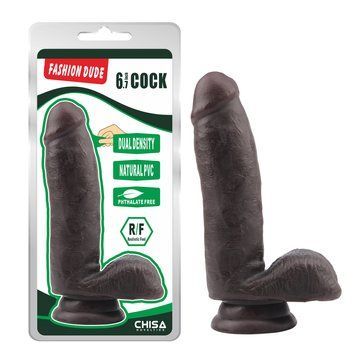 Фалоімітатор коричневий Chisa Fashion Dude 6.7 Cock CH41243 фото