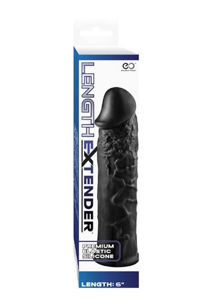 Насадка увеличивающая рельефная NMC Length Extender черная T170154 фото