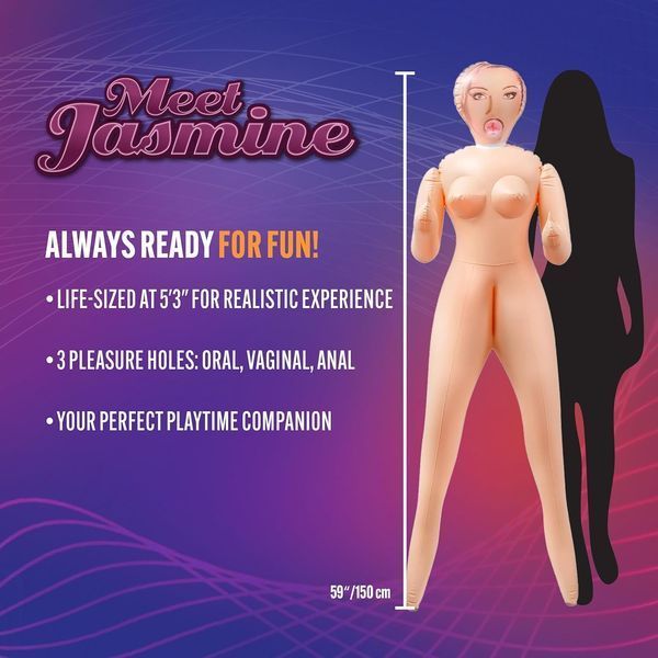 Кукла надувная X5 MEN SWEET JASMINE SEX DOLL NATURAL T330602 фото