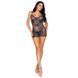 Платье сексуальное со стразами размер S Meant To Be Lace Dress от Rhinestone Leg Avenue, черное 86955 фото 3