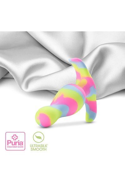 Анальна пробка конусоподібна зі стопером Blush Avant Kaleido різнобарвна T331823 фото