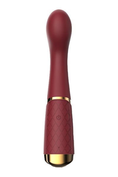 Вибратор для точки G Dream toys Romance Lucy, марсаловый, 19.5 х 3.8 см DT21763 фото