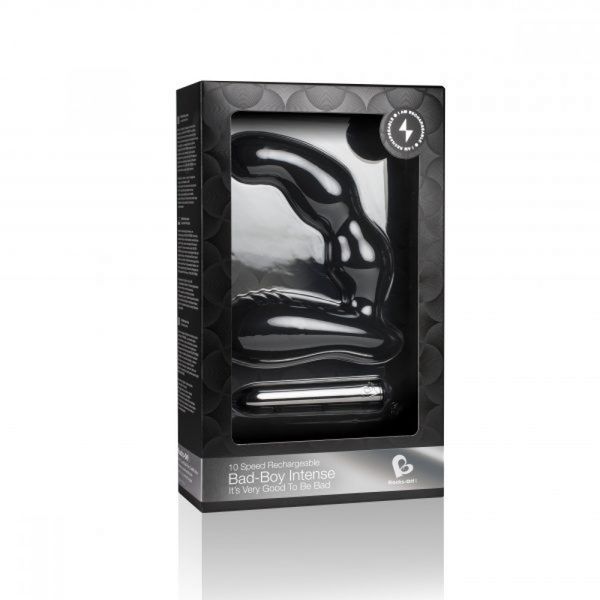 Массажер простаты ROCKS-OFF - BAD-BOY INTENSE 10-SPEED BLACK RO12064 фото