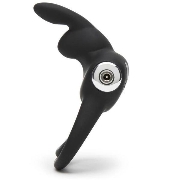 Двойное эрекционное кольцо с вибрацией Happy Rabbit Stimulating Rechargeable Rabbit Cock Ring FS73137 фото