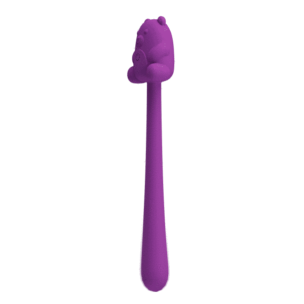 Точковий вібратор для клітора Pretty Love Cute Bear Flirting Stick гнучкий, 13,3 х 1,2 х 2,4 см BW-500032-2 фото