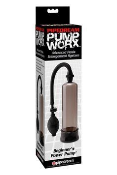 Помпа вакуумна Pipedream Pump Worx Beginner's Power чорна, 51 см P61572 фото