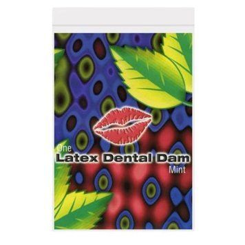 Серветка для орального сексу Mint One Latex Dental Dams зі смаком м'яти, 1 шт. ON60253 фото