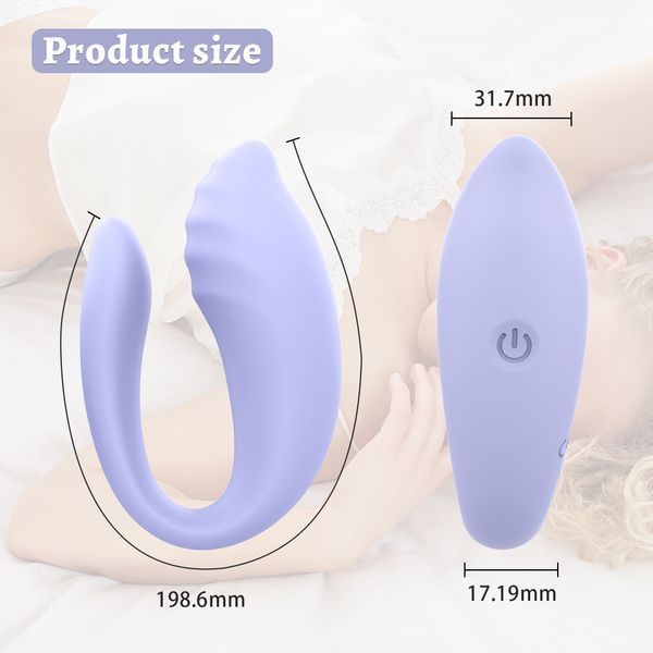 Вібратор для пар Every Night Toys Cosima з дистанційним керуванням, лавандовий, 10 режимів 42022 /YAI707W-014 фото
