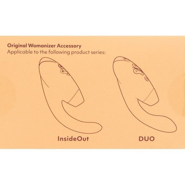 Змінні насадки на Womanizer Inside Out та Duo, бордовий, розмір М WZ07CA0101 фото