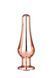 DT21827 Анальная пробка конической формы Dream Toys GLEAMING LOVE ROSE GOLD PLEASURE PLUG M DT21827 фото 3