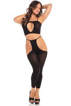 КОМПЛЕКТ ROAD TRIP 2PC HOTPANT SET BLACK, OS 7227038BLKOS фото