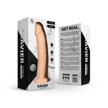 Фалоімітатор реалістичний, на присосці, Real Fantasy Deluxe - Xavier, 23 см RF667178 фото