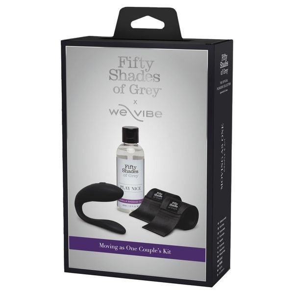 Набір з парним вібратором Sync Lite We-Vibe та Moving As One від Fifty Shades of Grey, чорний WV85113 фото