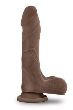 Фалоімітатор з подвійною щільністю au NATUREL 8.5 Mister PERFECT CHOCOLATE T331232 фото