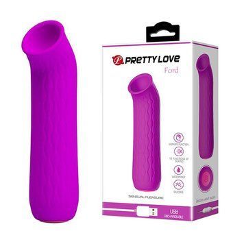 Вакуумний стимулятор PRETTY LOVE FORD фіолетовий, 11.6 х 2.7 см BI-014547 фото