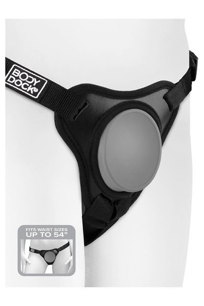 Трусики для страпона Pipedream Body Dock Elite Mini Harness, черные P23052 фото