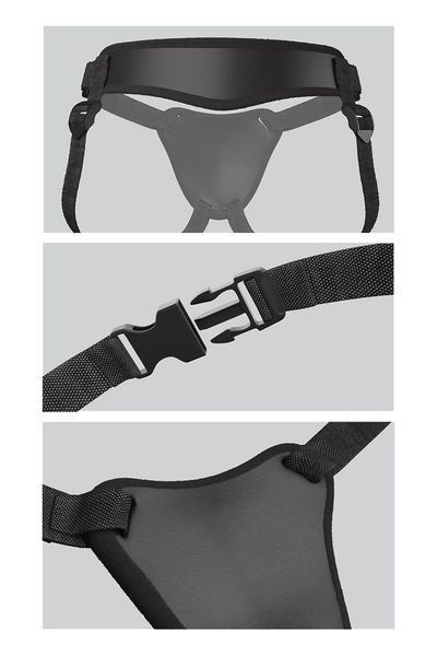 Трусики для страпона Pipedream Body Dock Elite Mini Harness, черные P23052 фото