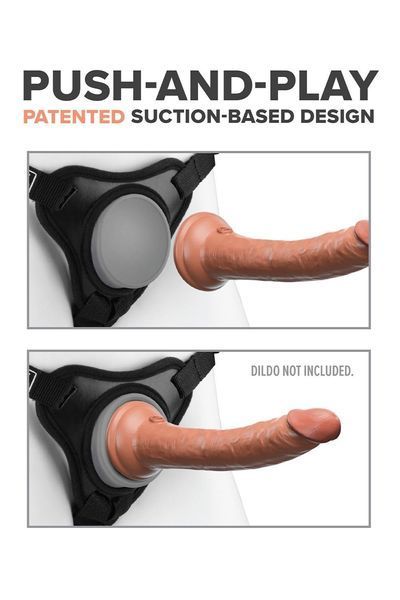 Трусики для страпона Pipedream Body Dock Elite Mini Harness, черные P23052 фото