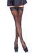 Панчохи з мереживом Leg Avenue One Size Alix Sheer Thigh High Stockings, чорні 1011 /Black фото 2