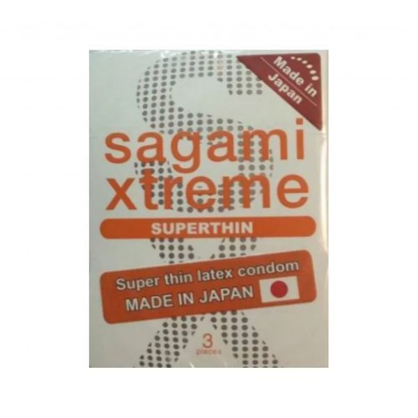 Супертонкие презервативы латексные Sagami Xtreme Superthhin (цена за упаковку, 3 шт.) 11878 фото