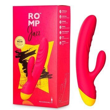 Вібратор Кролик Romp Jazz зі стимуляцією точки G, червоний W44063 фото