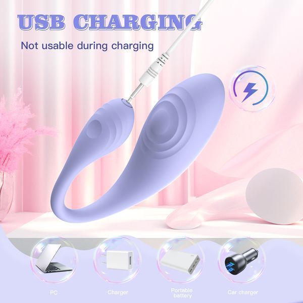 Віброяйце Every Night Toys Letitia з дистанційним керуванням, бузковий, 10 режимів вібрації 42070 /YAI707W-033 фото
