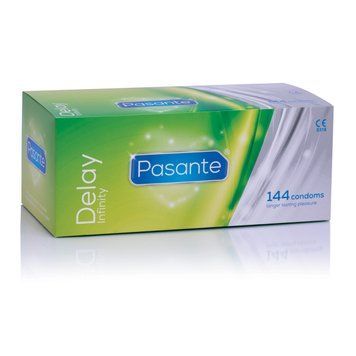 Презервативи з пролонгацією Pasante Delay Infinity латексні (ціна за упаковку, 144 шт.) PA81158 фото