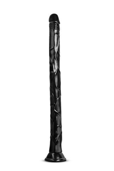 Фалоімітатор JET BLACK MAMBA 48 см Чорний T331323 фото