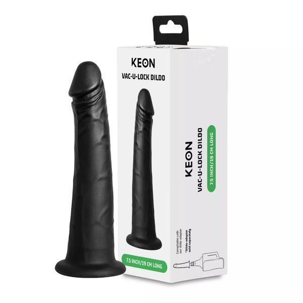 Фаллоимитатор Kiiroo Keon Vacuum - Lock Realistic Dildo 19 см Vac U Lock KR11037 фото