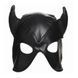 Маска з ріжками Dungeon Demon Bondage Mask, чорна AH48974 фото 2