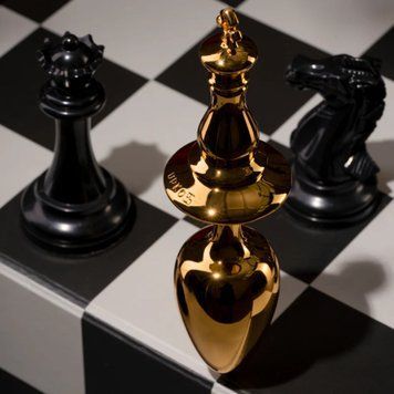 Анальная пробка Король из коллекции "Шахматы" UPKO The Chess Collection-King U64750 фото