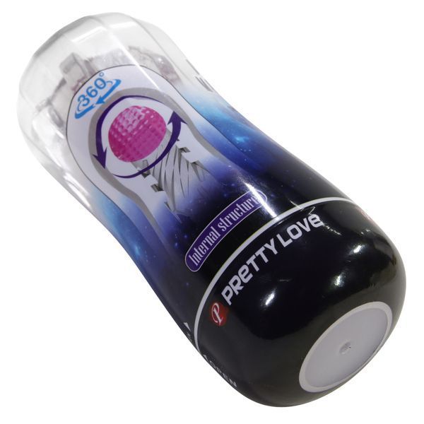 Вакуумний мастурбатор в колбі Pretty Love з кулькою, прозорий, 15 х 6.3 см BM-00900T102 фото