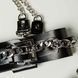 Набір нашийник наручники Silver With Chain F61267 фото 4