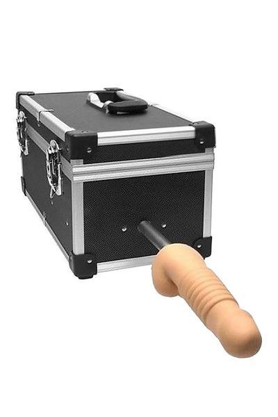 Портативна секс-машина Diva Tool Box у валізі, з пультом та трьома насадками Vac-U-Lock, чорна DIV111679 фото
