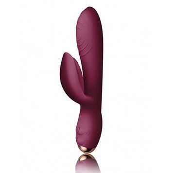 Вібратор кролик Rocks Off Everygirl Rabbit BURGUNDY RO13559 фото