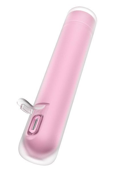 Вакуумний стимулятор Satisfyer First Kiss для клітора, рожевий, 12.5 х 2.5 см SAT78465 фото