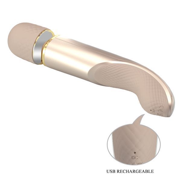 Вибромассажер микрофон PRETTY LOVE Interesting Massager Gold, 29 х 5.8 см BI-014808-2 фото