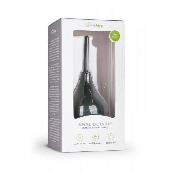 Анальный душ Easytoys Black Anal Douche medium 810386 фото