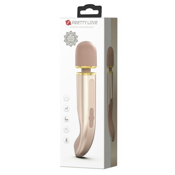 Вибромассажер микрофон PRETTY LOVE Interesting Massager Gold, 29 х 5.8 см BI-014808-2 фото