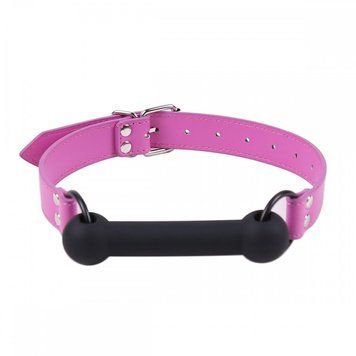 Кляп Silicone Luxury Fetish, Purple & Black F61254 фото
