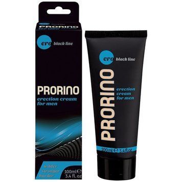 Збудливий крем для чоловіків ERO PRORINO Black Line Erection Cream, 100 мл HOT78202 фото