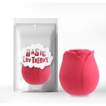 Вакуумний кліторальний стимулятор Chisa Rose Petal (Rose Red) 330415/CN-834330415 фото