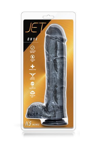 Фалоімітатор JET ONYX CARBON METALLIC BLACK T330843 фото
