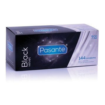 Презервативи чорного кольору Pasante Black Velvet латексні (ціна за упаковку, 144 шт.) 1085K фото