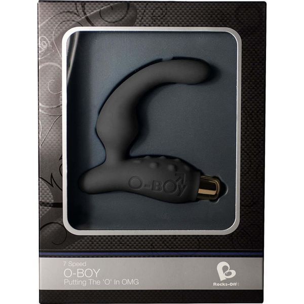 Массажер простаты O-BOY 7 Black Vibrator RO12453 фото