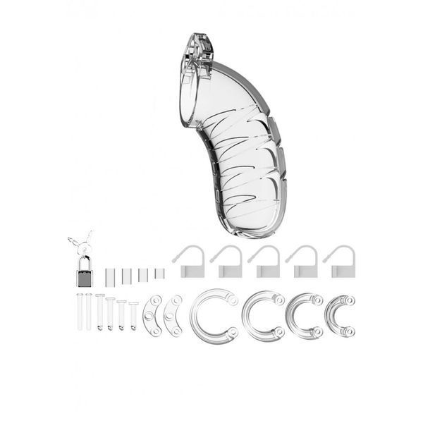 Чоловічий пояс вірності ManCage 04 Chastity Cage 90687 /MCG004TRA фото