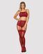 Комплект Obsessive Lividia 3 pcs set red S/M 410500 фото 3