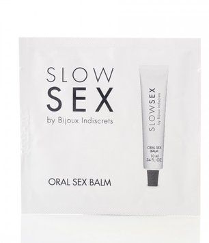 ПРОБНИК Бальзам для орального сексу на водній основі ORAL SEX BALM Slow Bijoux B0324(пробник) фото