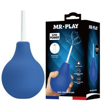 Анальний душ Pretty Love MR PLAY синій, 224 мл QX-004-MR фото